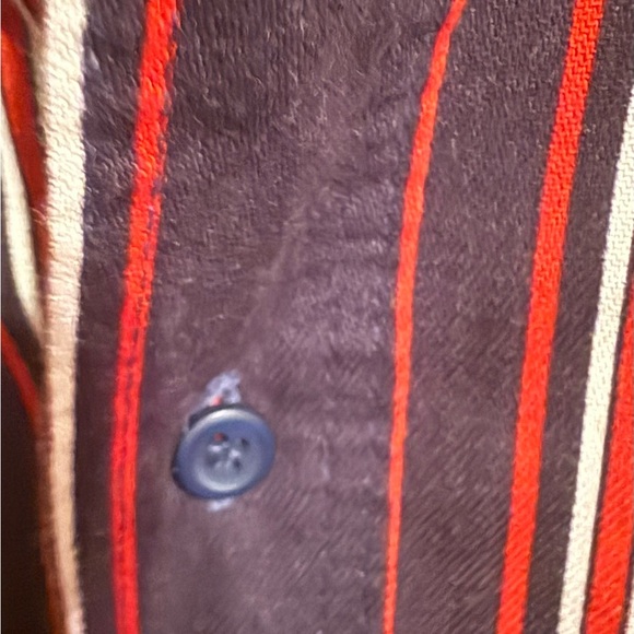 Vintage Striped Men's Wrangler Shirt - Red and Blue 15 1/2 - Picture 8 of 8